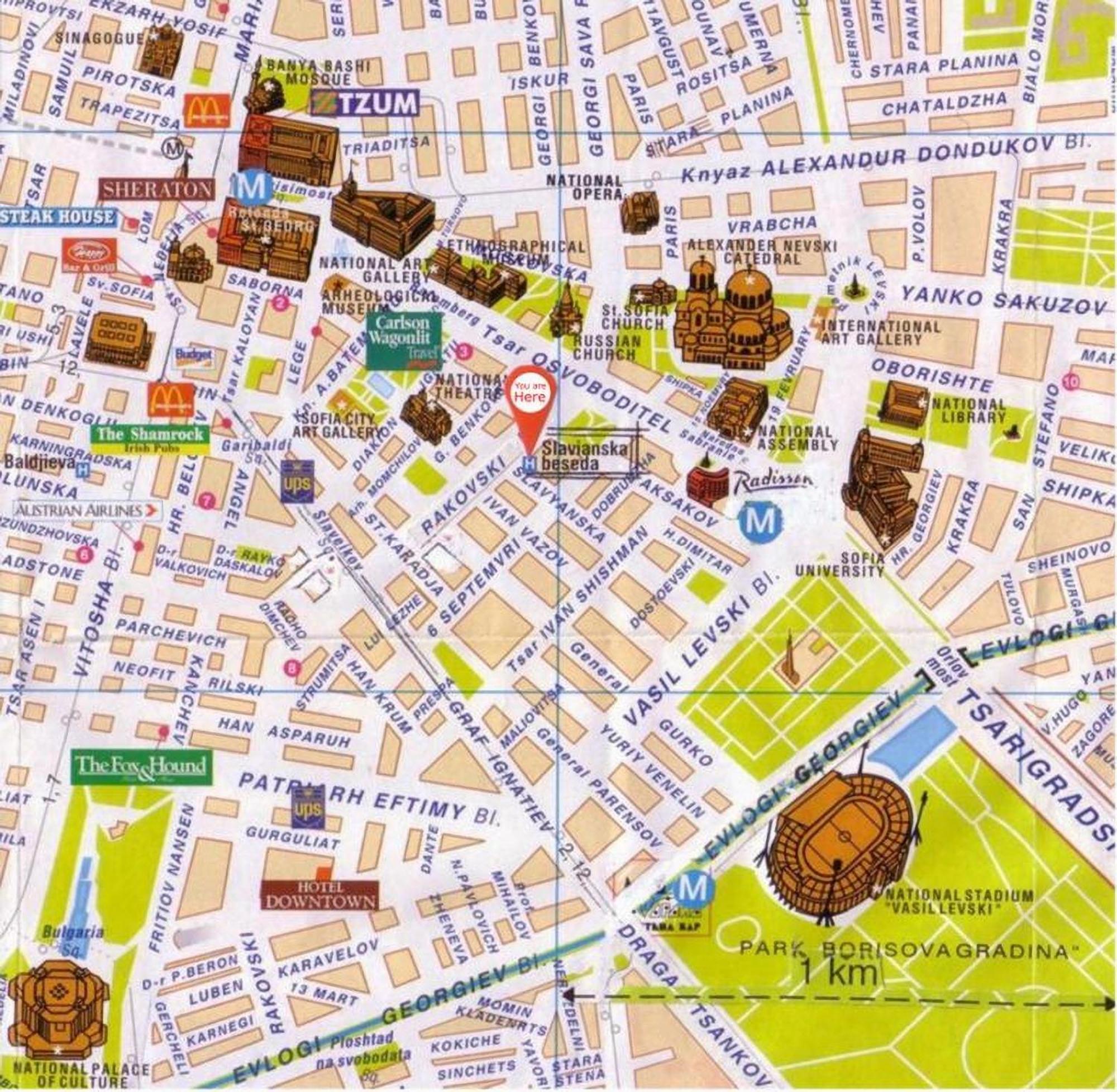 Top Center, 3Bdr, Heart Of The City, Free Secured Parking Sofia Exterior foto